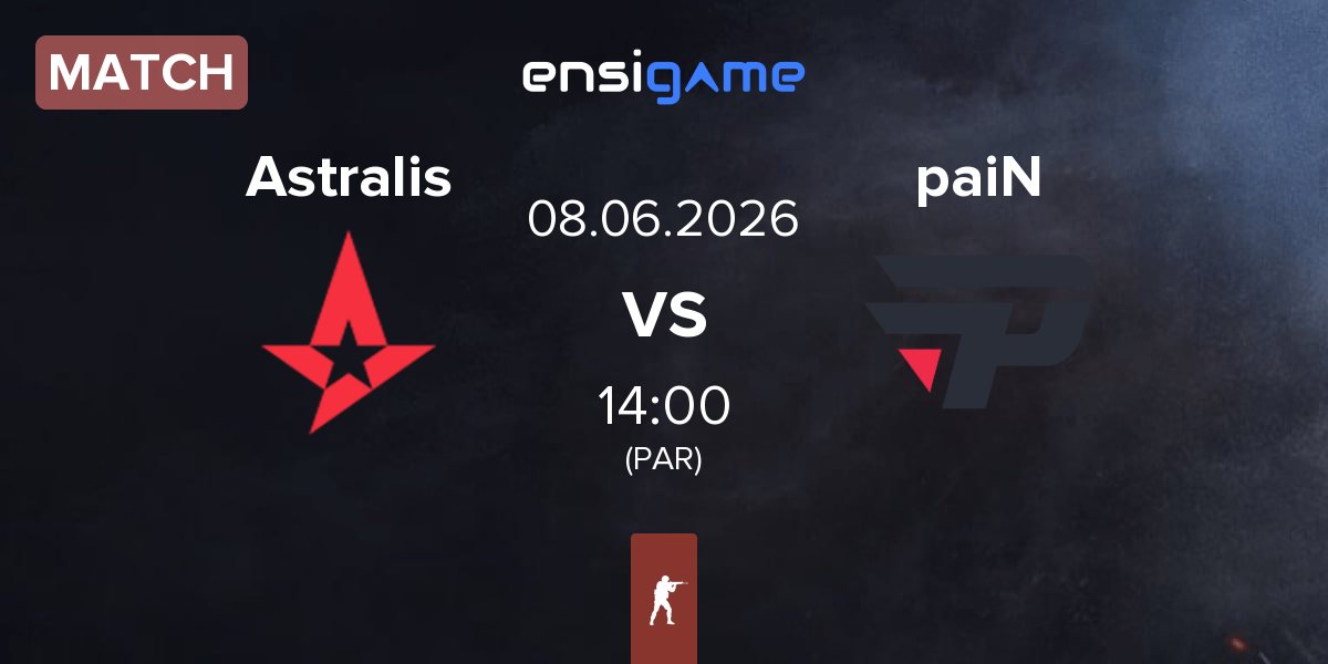 Partida Astralis vs paiN Gaming paiN | 08.06