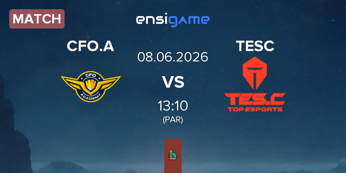 Match CTBC Flying Oyster Academy CFO.A vs Top Esports Challenger TESC | 08.06