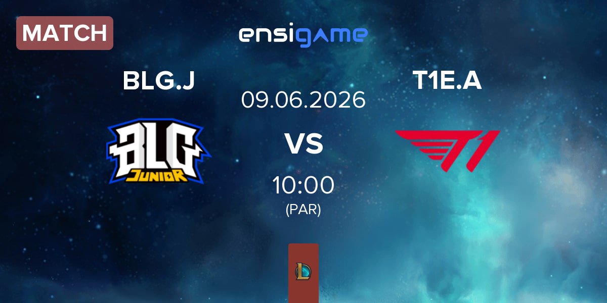 Match Bilibili Gaming Junior BLG.J vs T1 Esports Academy T1E.A | 09.06
