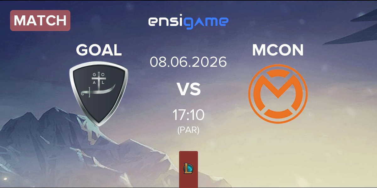 Match GOAL vs mCon esports MCON | 08.06