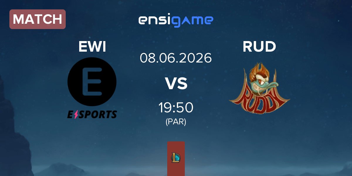 Match E WIE EINFACH E-SPORTS EWI vs Ruddy Corporation RUD | 08.06