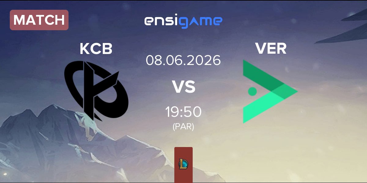 Match Karmine Corp Blue KCB vs Verdant VER | 08.06