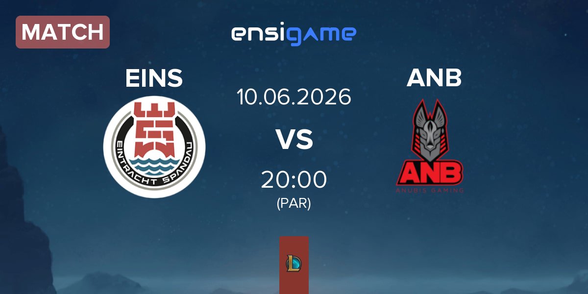 Match Eintracht Spandau EINS vs Anubis Gaming ANB | 10.06