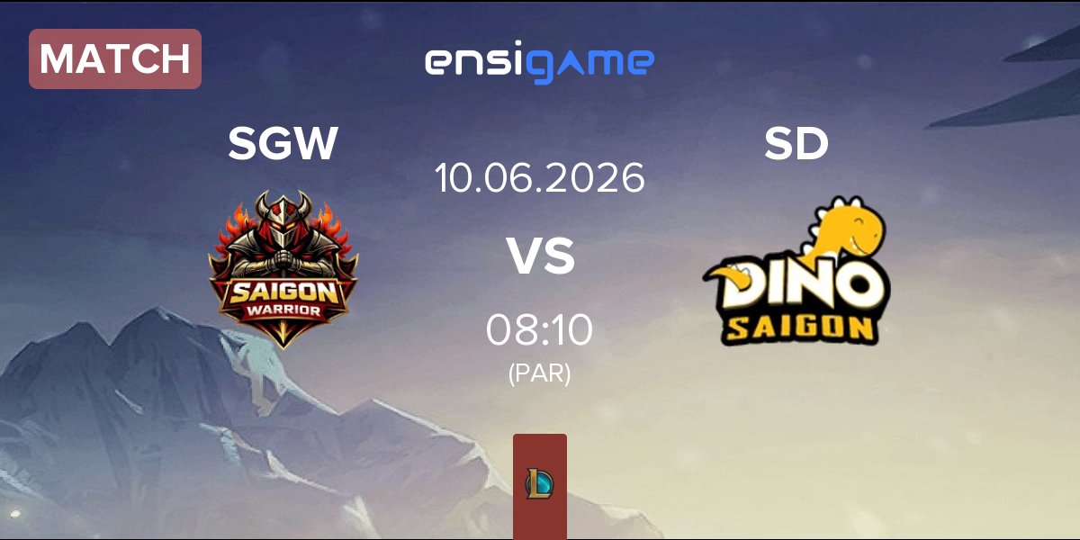 Partida Saigon Warriors SGW vs Saigon Dino SD | 10.06