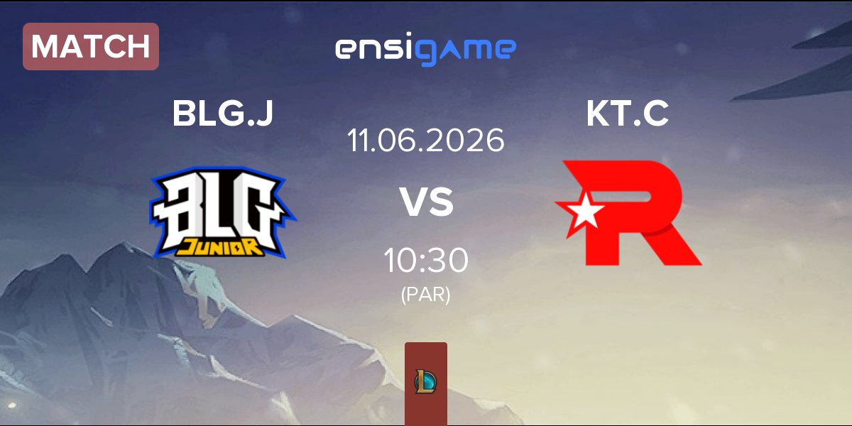 Match Bilibili Gaming Junior BLG.J vs KT Rolster Challengers KT.C | 11.06