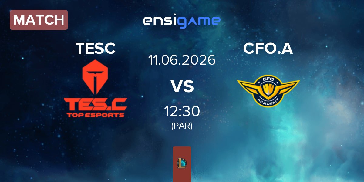 Match Top Esports Challenger TESC vs CTBC Flying Oyster Academy CFO.A | 11.06
