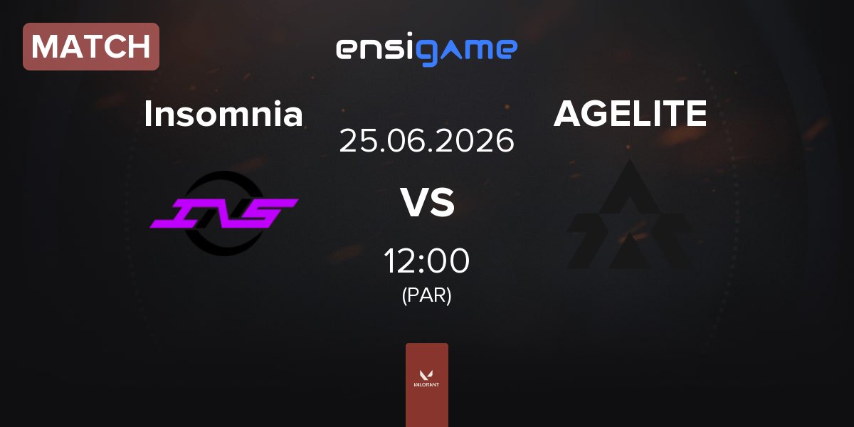 Match Insomnia vs AGELITE | 25.06