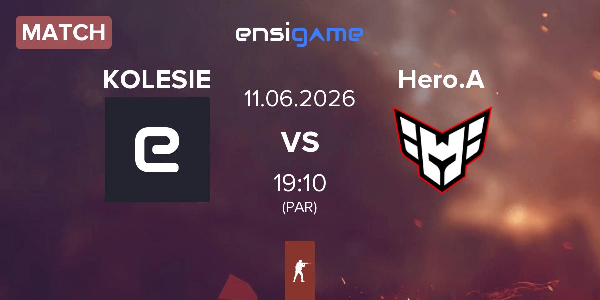 Match KOLESIE vs HEROIC Academy Hero.A | 11.06
