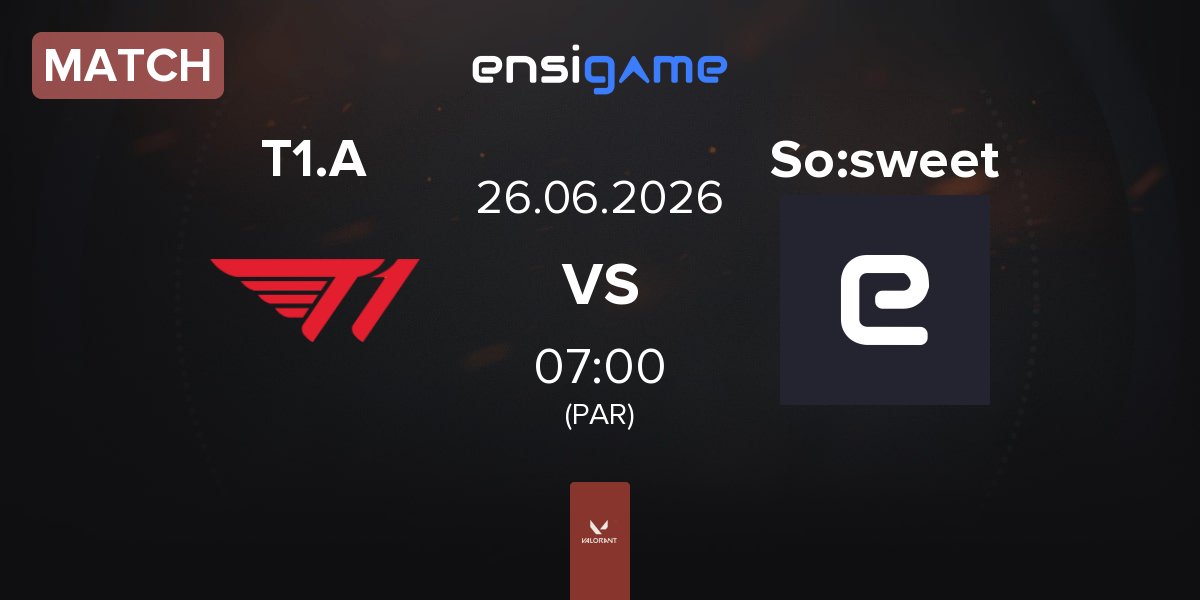 Match T1 Academy T1.A vs So:sweet | 26.06
