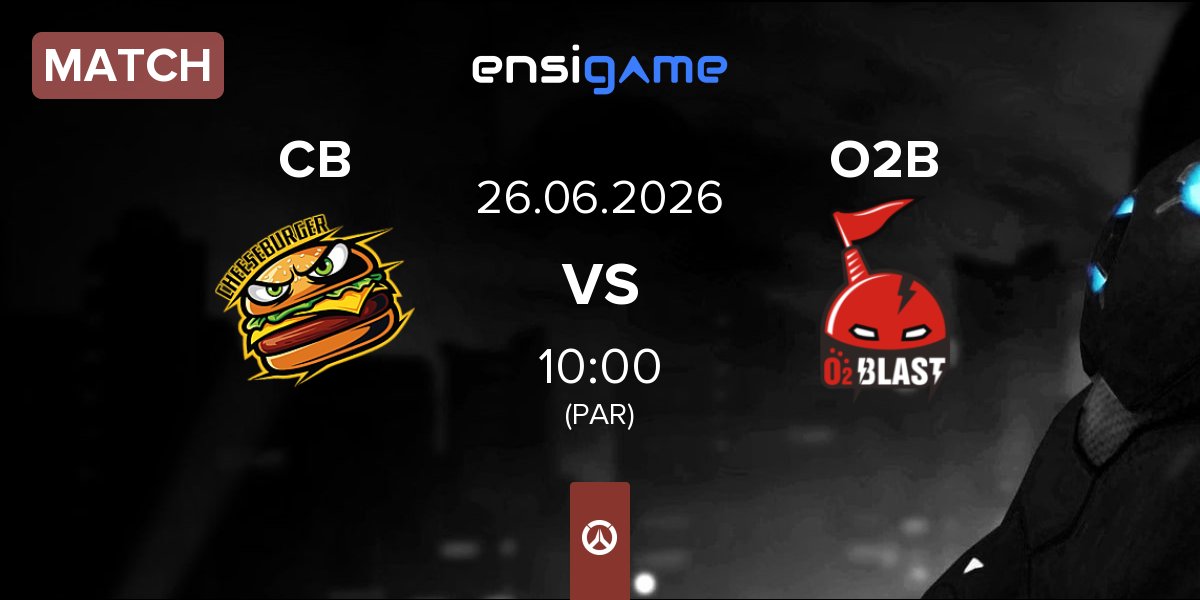 Match Cheeseburger CB vs O2 Blast O2B | 26.06