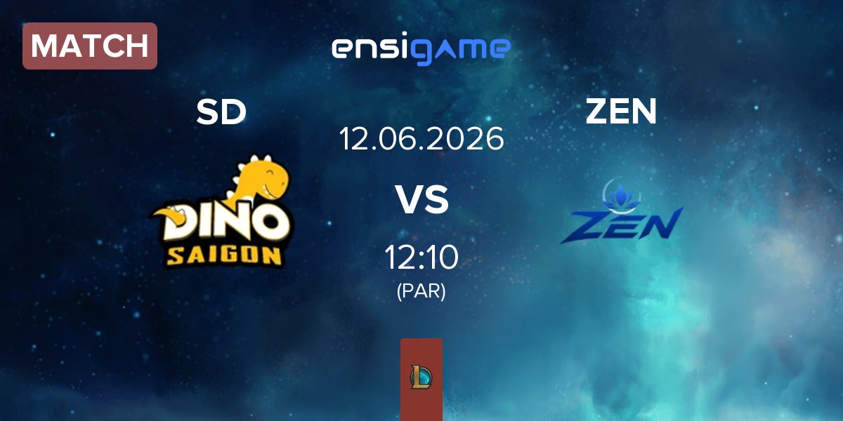 Partida Saigon Dino SD vs ZEN Esport ZEN | 12.06