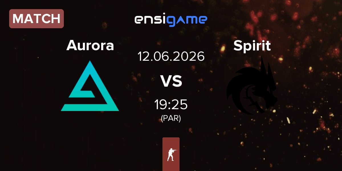 Match Aurora Gaming Aurora vs Team Spirit Spirit | 12.06