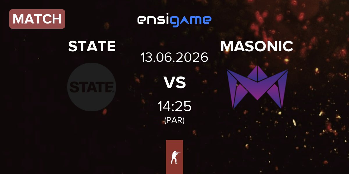 Match STATE vs MASONIC | 13.06