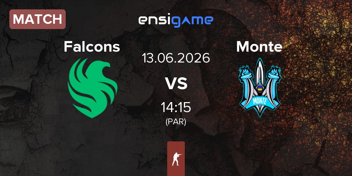 Match Team Falcons Falcons vs Monte | 13.06