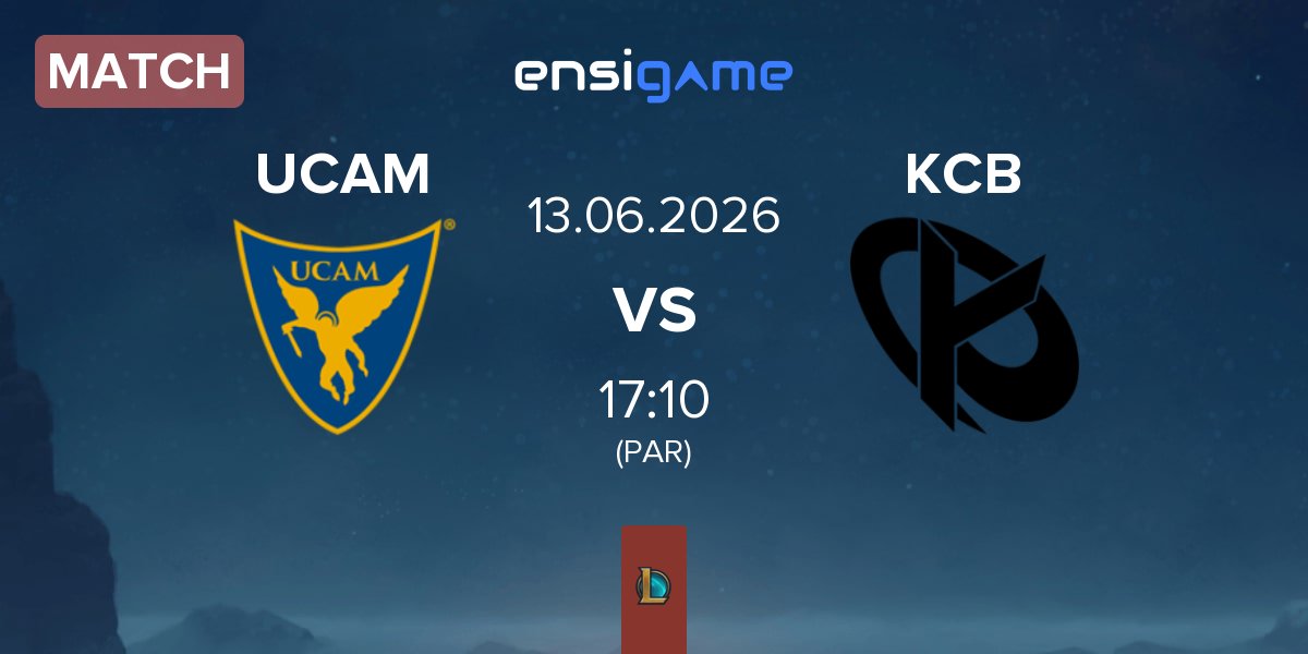 Match UCAM Esports UCAM vs Karmine Corp Blue KCB | 13.06