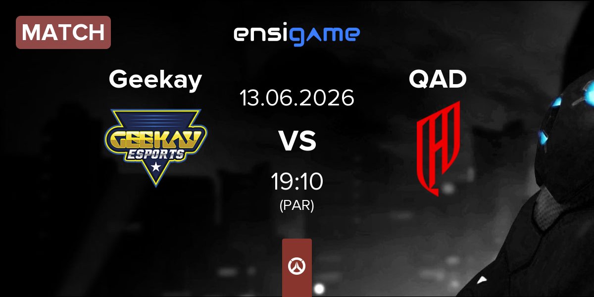Match Geekay Esports GK vs Al Qadsiah QAD | 13.06