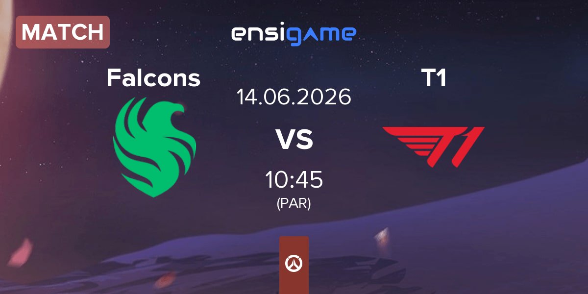 Match Team Falcons Falcons vs T1 | 14.06