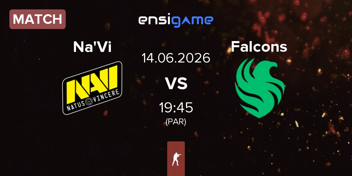 Match Natus Vincere Na'Vi vs Team Falcons Falcons | 14.06
