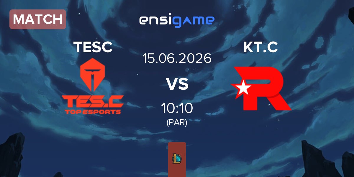 Partida Top Esports Challenger TESC vs KT Rolster Challengers KT.C | 15.06