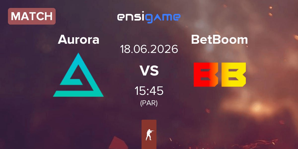 Partida Aurora Gaming Aurora vs BetBoom | 18.06