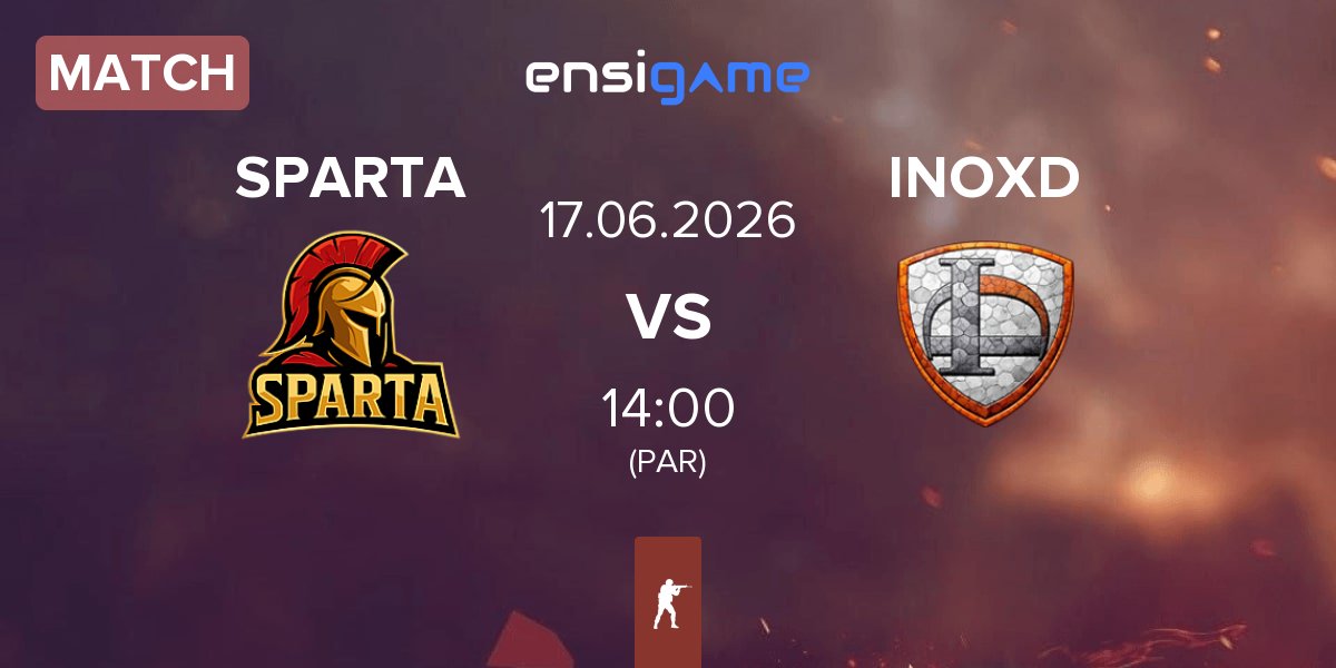 Match SPARTA Esports SPARTA vs INOX Division INOXD | 17.06