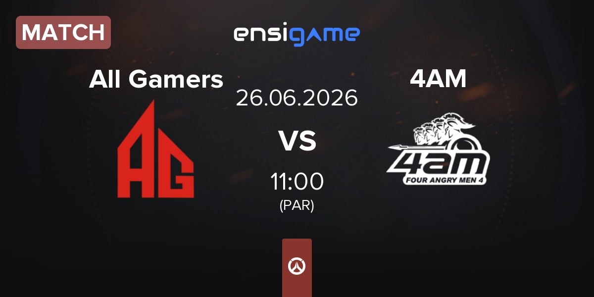 Partida All Gamers vs Four Angry Men 4AM | 26.06