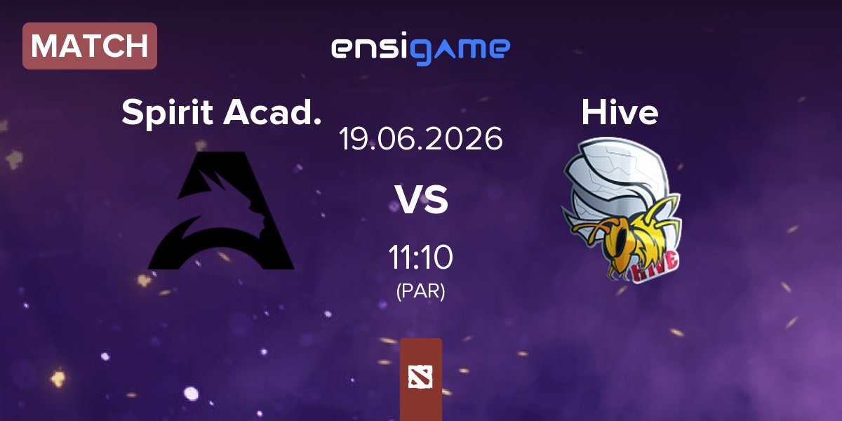 Partida Team Spirit Academy Spirit Acad. vs Hive | 19.06