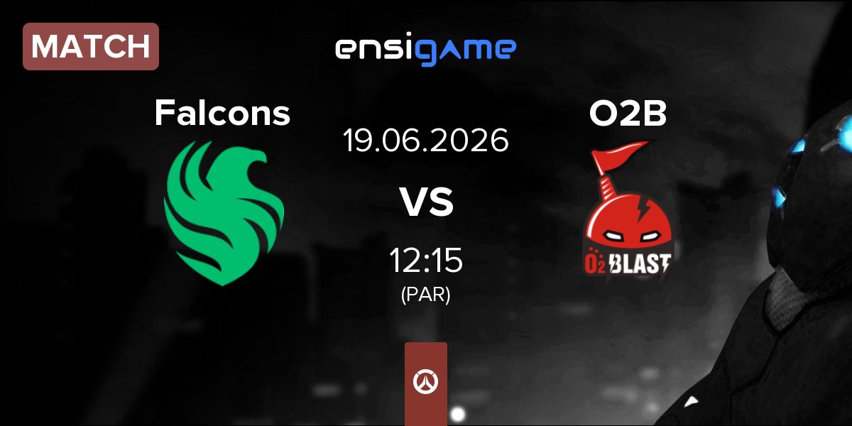 Match Team Falcons Falcons vs O2 Blast O2B | 19.06