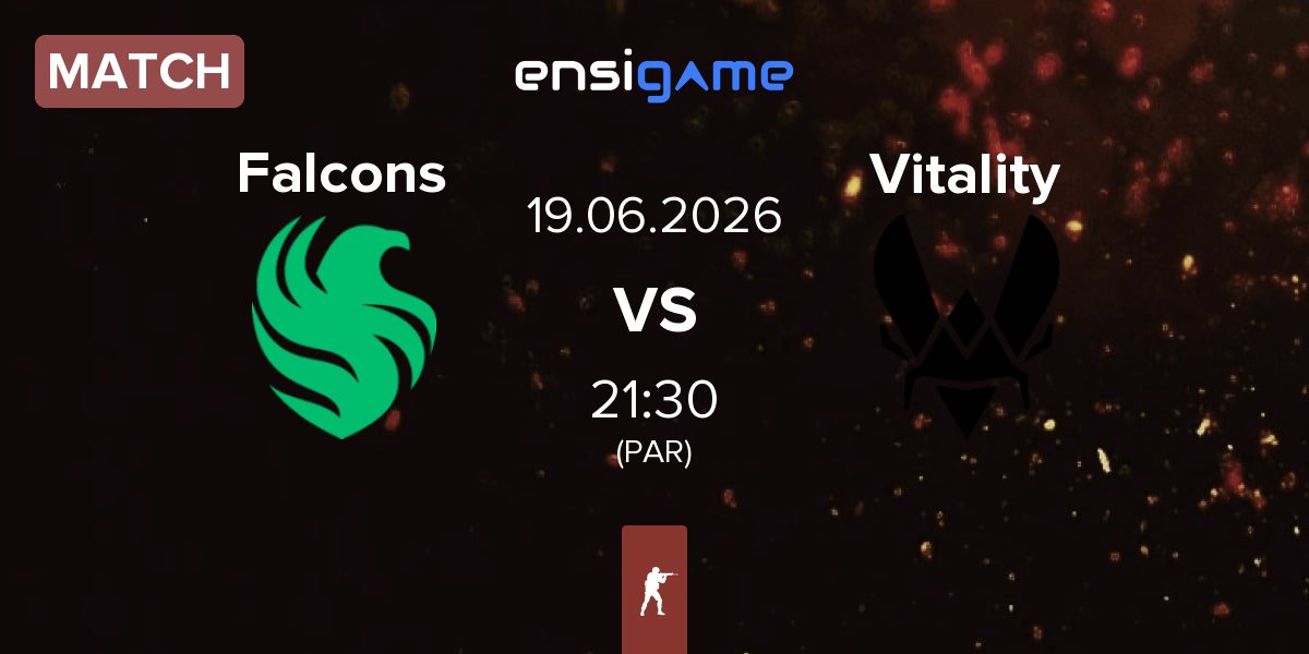 Match Team Falcons Falcons vs Team Vitality Vitality | 19.06