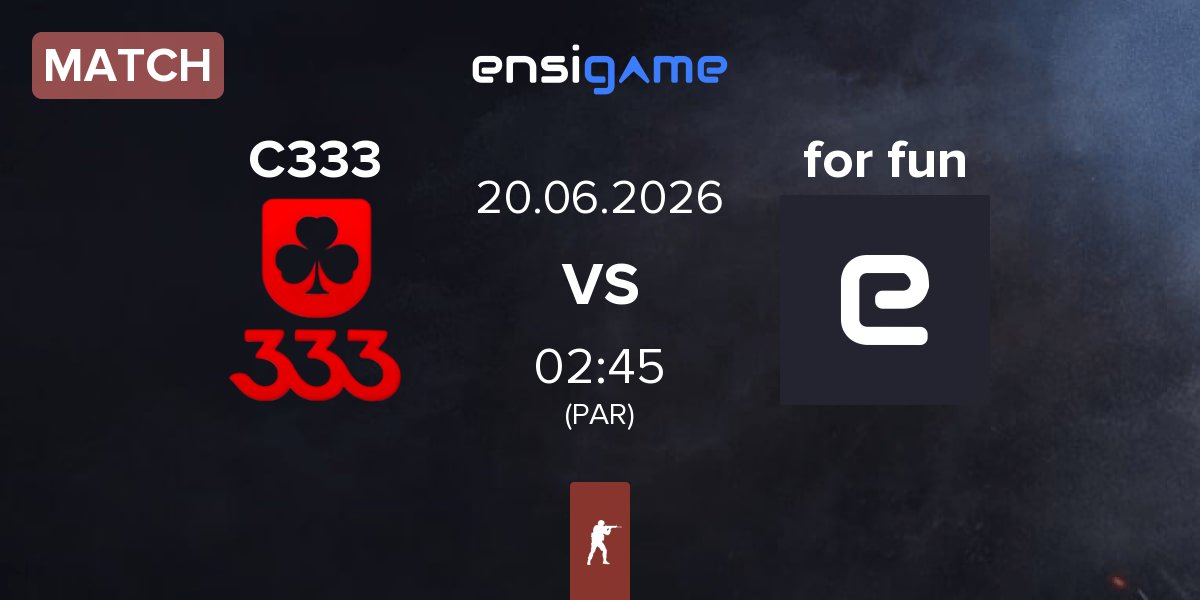 Match CLUB 333 C333 vs Playing for fun Pff | 20.06