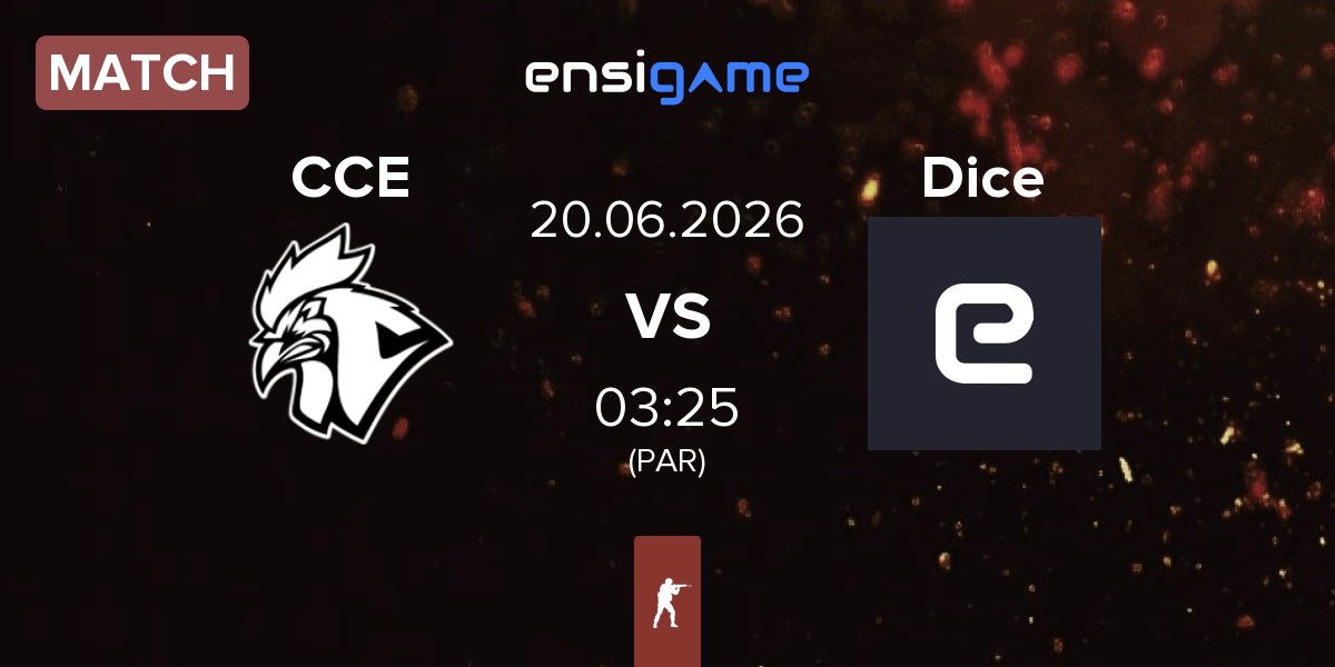 Match Chicken Coop Esports CCE vs Dice | 20.06