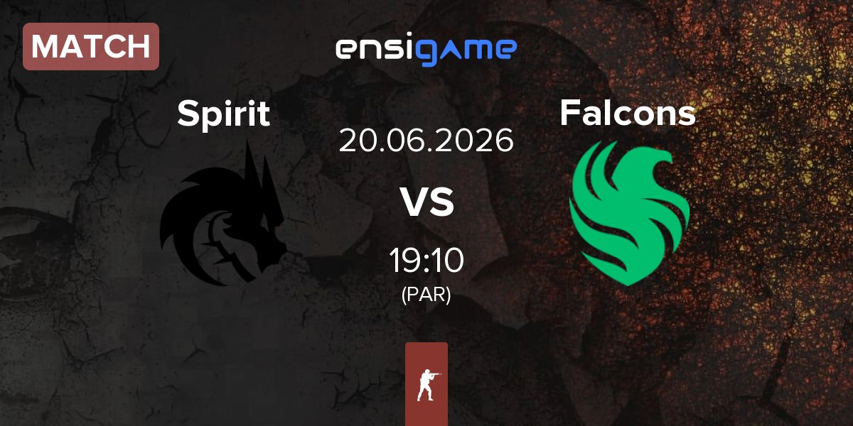 Partida Team Spirit Spirit vs Team Falcons Falcons | 20.06