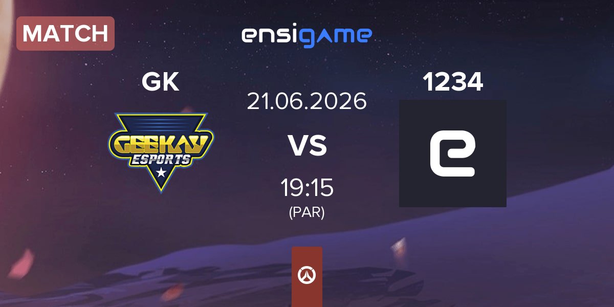 Match Geekay Esports GK vs 1234 | 21.06