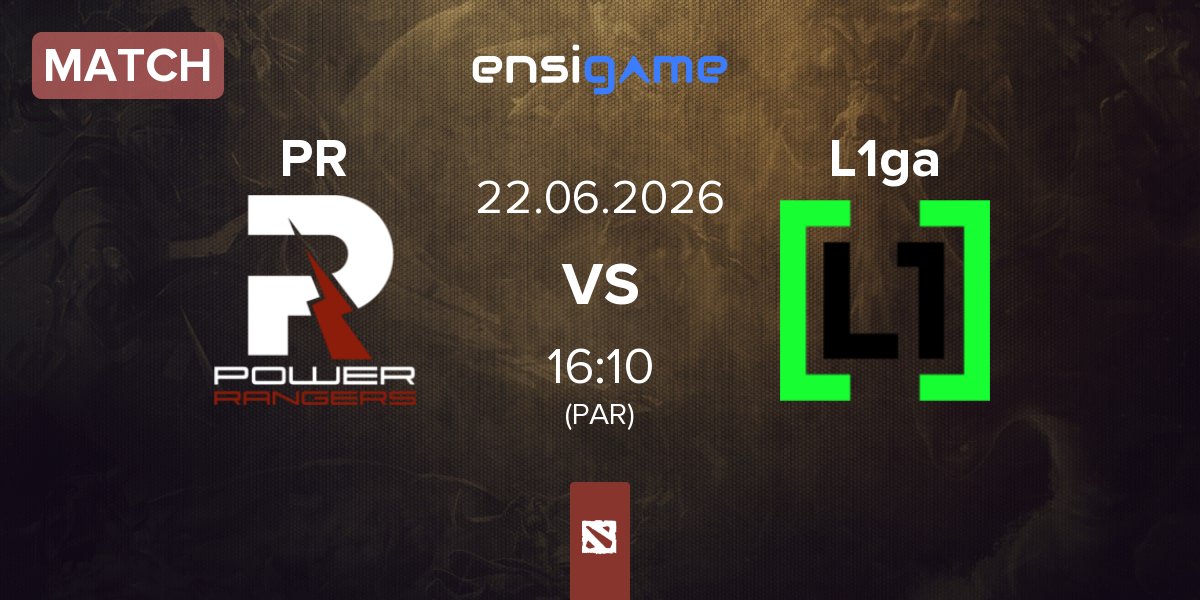 Match Power Rangers PR vs L1ga Team L1ga | 22.06