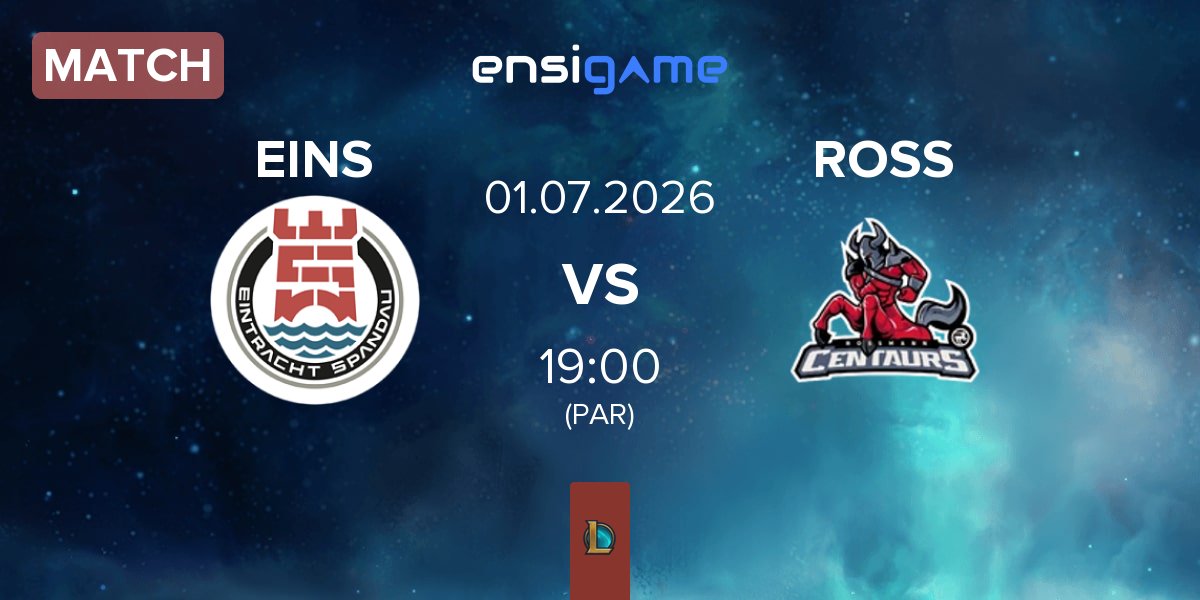 Match Eintracht Spandau EINS vs ROSSMANN Centaurs ROSS | 01.07