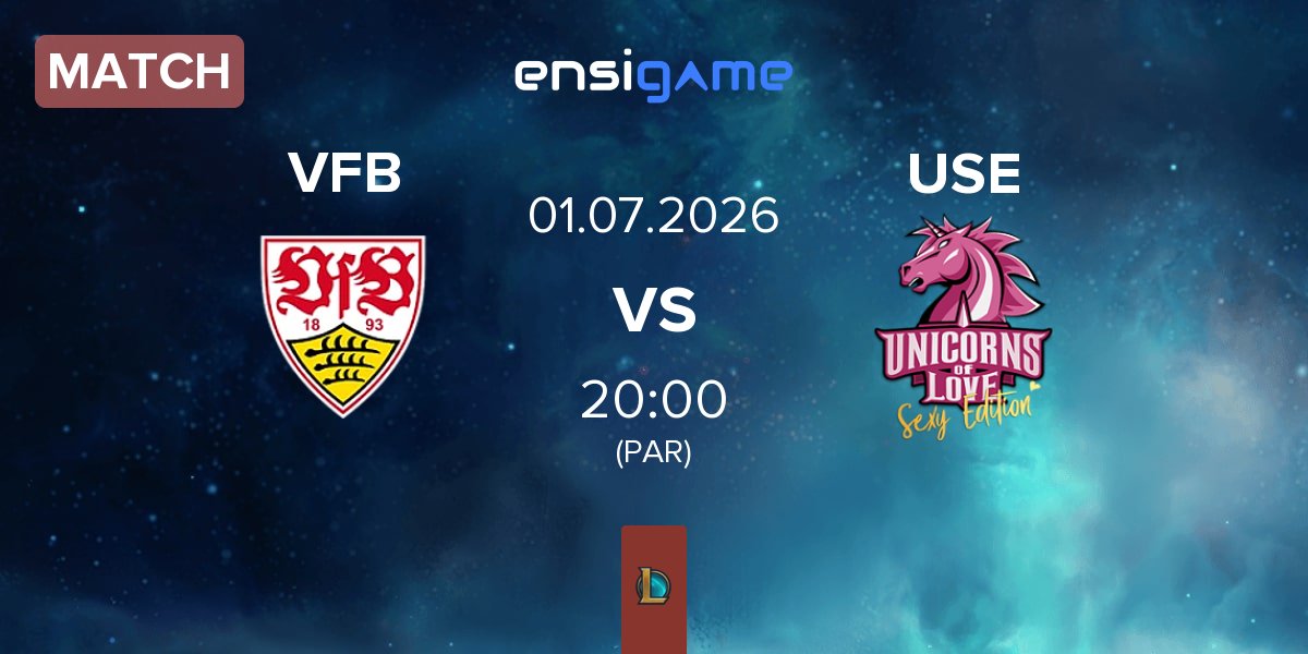 Partida VfB Stuttgart eSports VFB vs Unicorns of Love Sexy Edition USE | 01.07