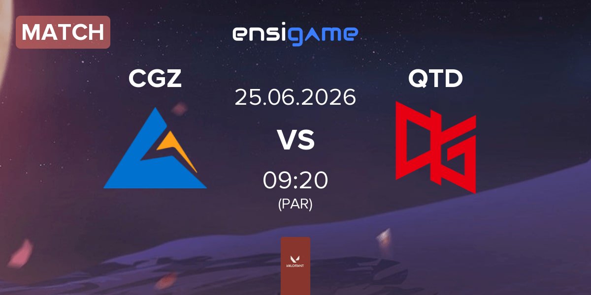 Match Crest Gaming Zst CGZ vs QT DIG QTD | 25.06