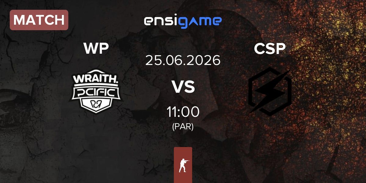 Partida WRAITH PCIFIC WP vs CYBERSHOKE Prospects CSP | 25.06