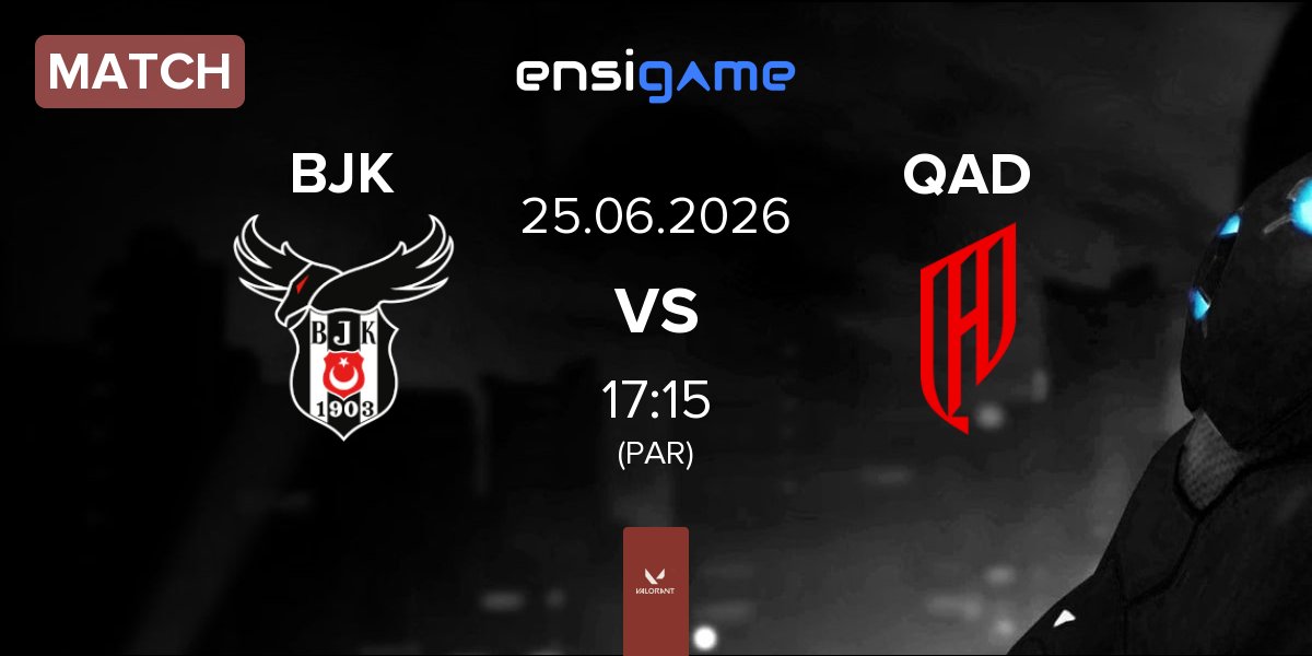 Partida Beşiktaş Esports BJK vs AlQadsiah Esports QAD | 25.06