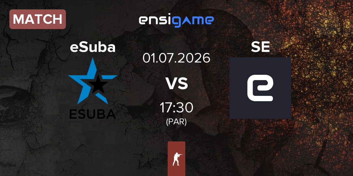 Partida eSuba vs Spirit Esports SE | 01.07