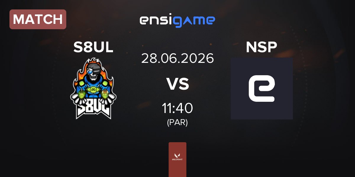 Partida S8UL Esports S8UL vs No Salary Peek NSP | 28.06