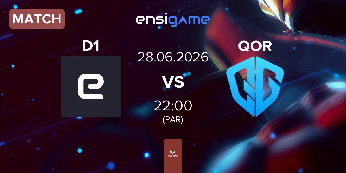 Partida Division One D1 vs QoR QOR | 28.06