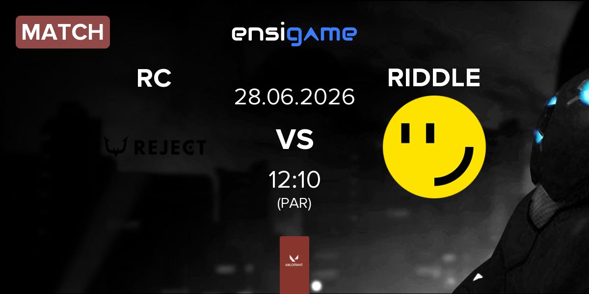 Match REJECT RC vs RIDDLE ORDER RIDDLE | 28.06
