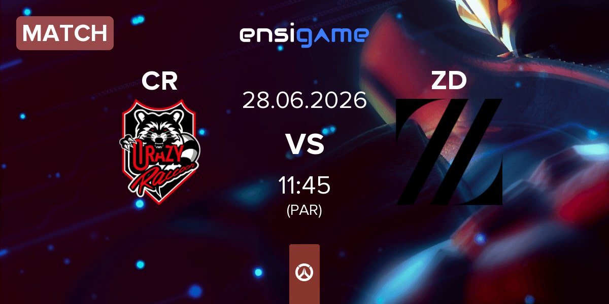 Partida Crazy Raccoon CR vs Zeta Division ZD | 28.06
