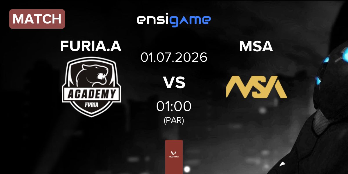 Match FURIA Academy FURIA.A vs la Masia MSA | 01.07