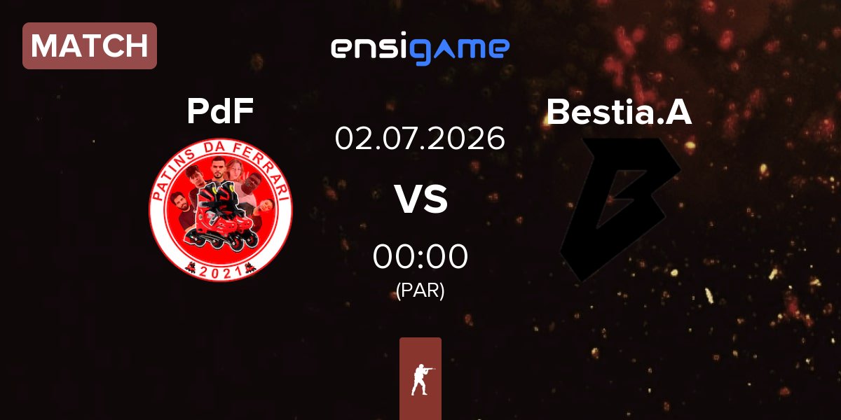 Partida Patins da Ferrari PdF vs Bestia Academy Bestia.A | 02.07
