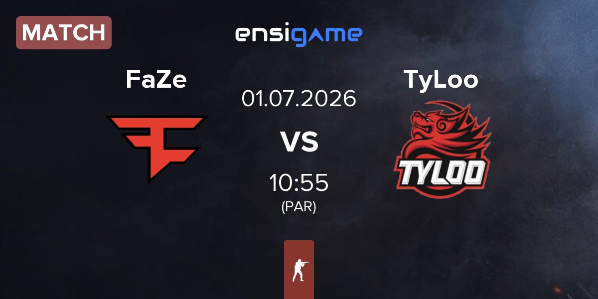Partida FaZe Clan FaZe vs TyLoo | 01.07