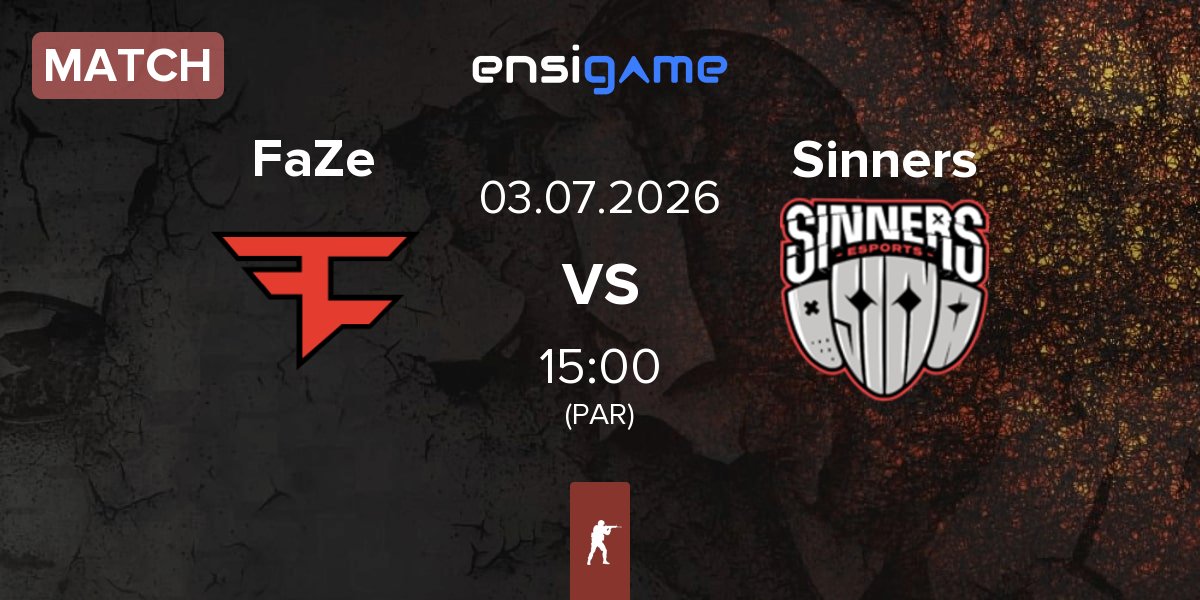 Match FaZe Clan FaZe vs Sinners Esports Sinners | 03.07
