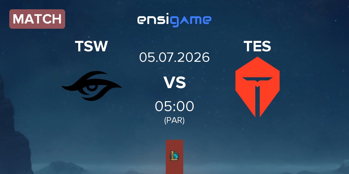 Partida Team Secret Whales TSW vs TOP Esports TES | 05.07