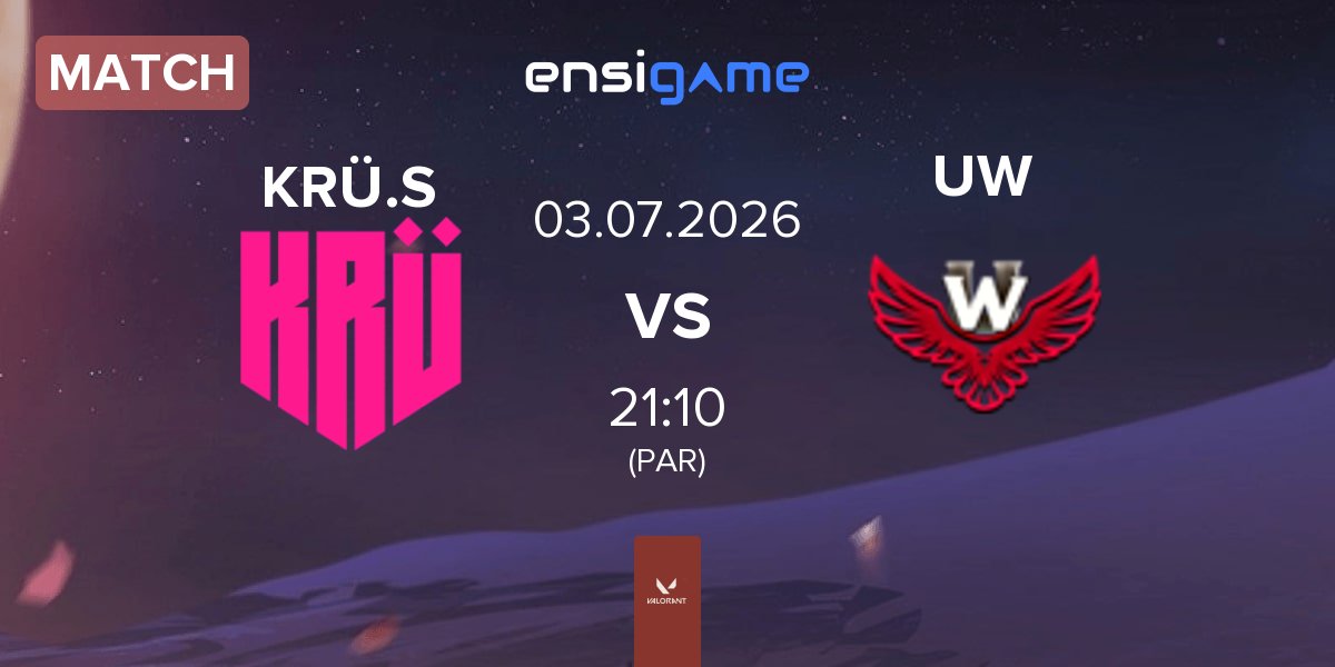 Partida KRÜ Spark KRÜ.S vs University War UW | 03.07